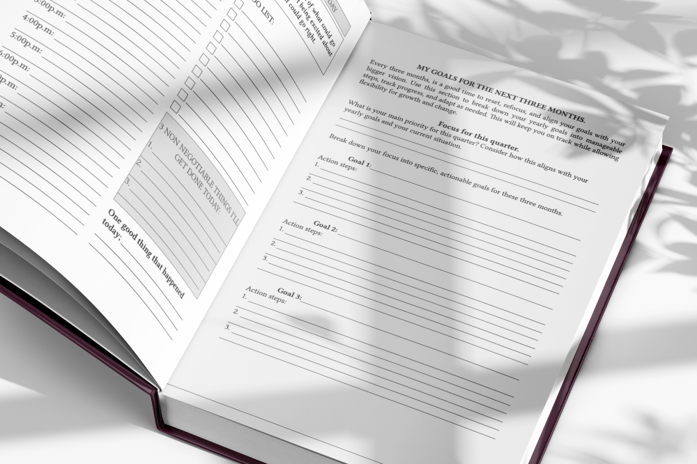 Dated Daily Planner, 2026, Velvet Merlot.