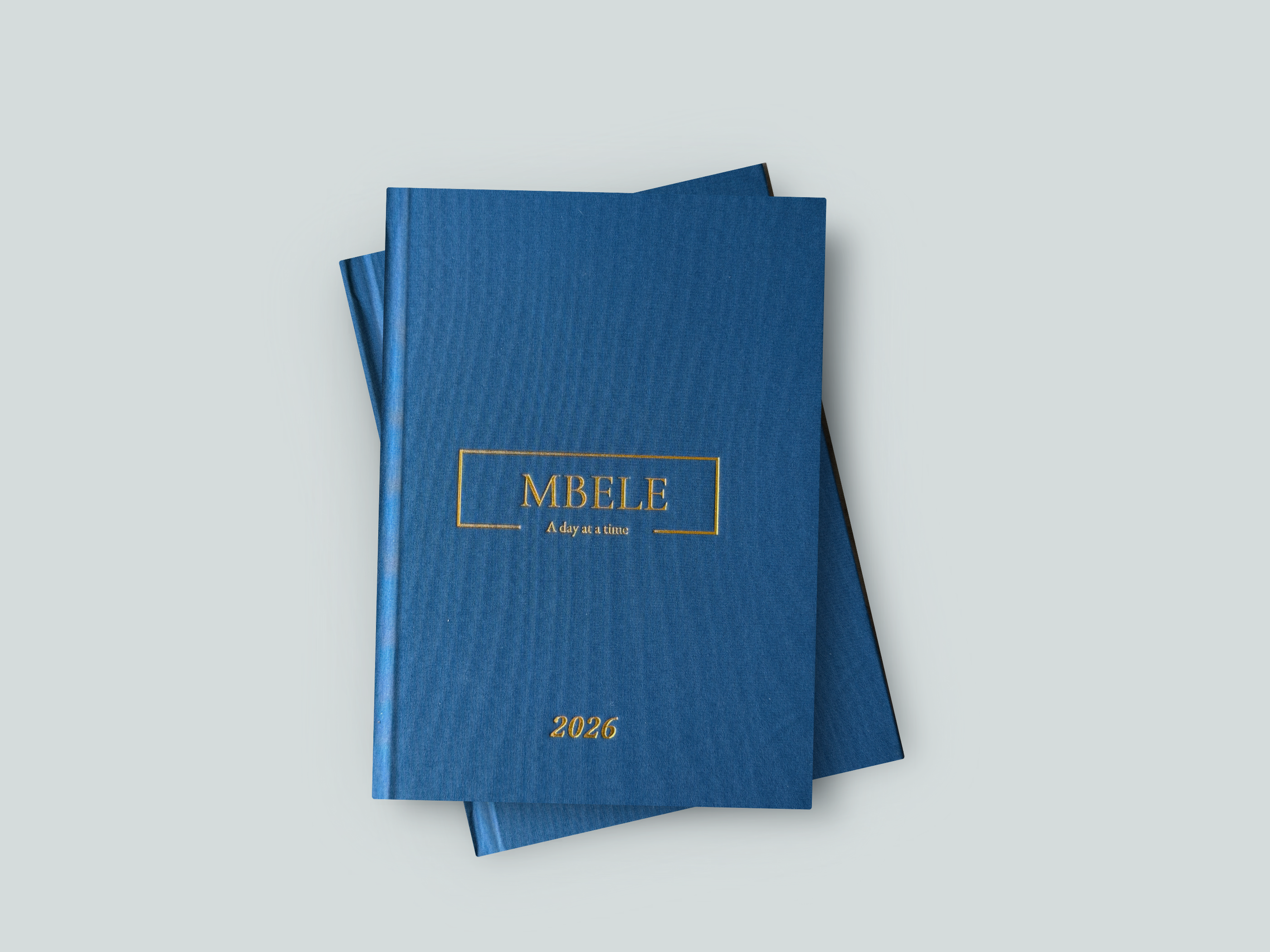 Dated Daily Planner, 2026, Steel Blue.